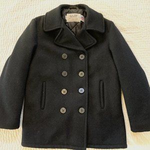 Schott Classic Wool Navy Pea Coat Men's 40